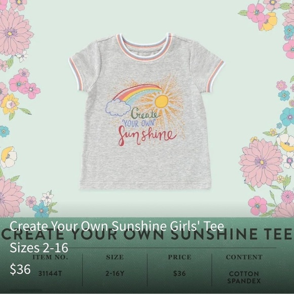 Matilda Jane- Create Your Own Sunshine Tee 6 - Picture 5 of 8